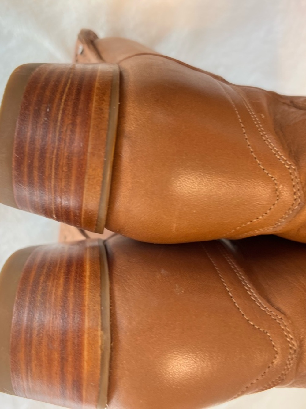 Tecovas Women's Brown Leather Classic Western Ankle Boots 8M - Picture 6 of 10